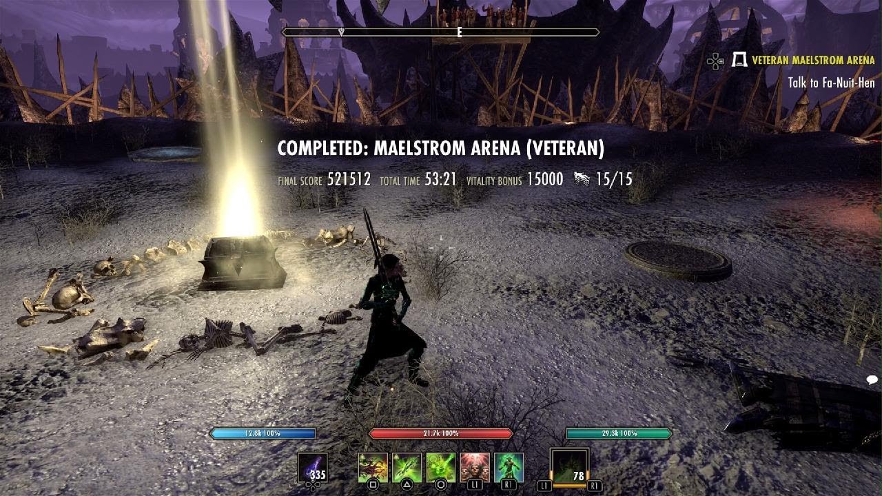 The Elder Scrolls Online VMA no death stam Arc