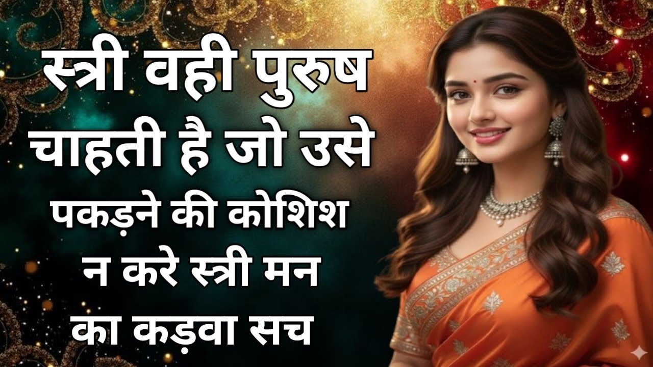 स्त्री वही पुरुष चाहती है जो उसे पकड़ने की कोशिश न करे | स्त्री मन का कड़वा सच