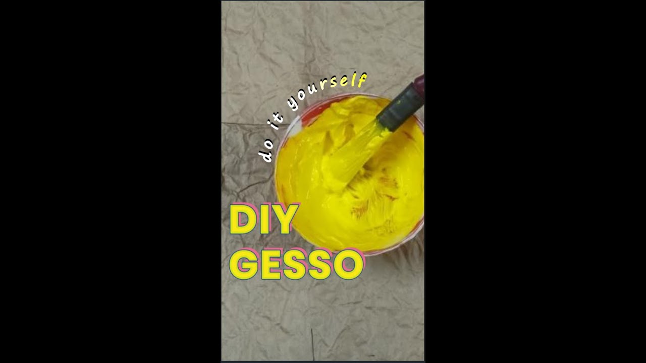 How to make gesso at home| DIY Gesso | Do It Yourself| make gesso easily| how to make gesso easily