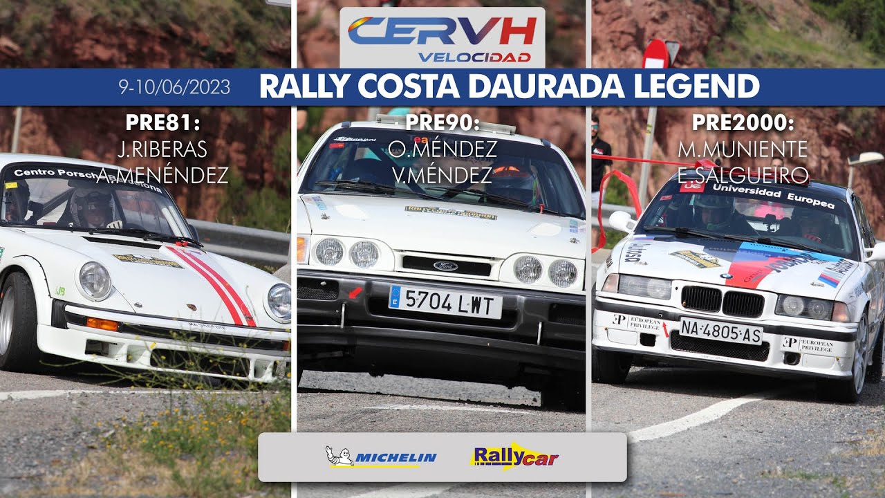Rally Costa Daurada Legend 2023 - Velocidad