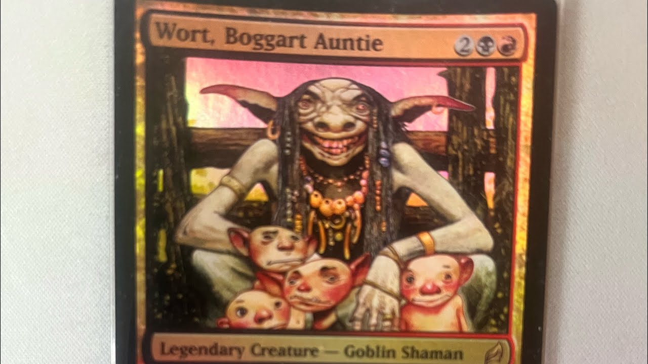Wort, Boggart Auntie black/red goblins Commander 2025 #commander