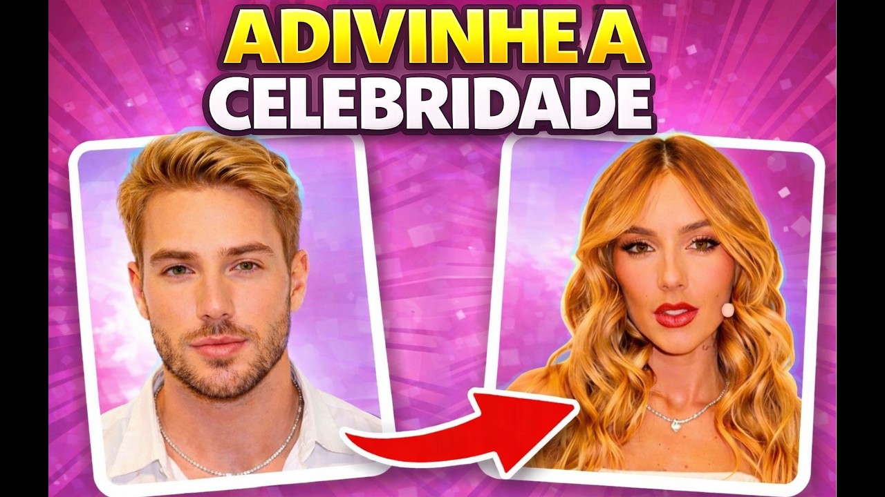 VOCÊ CONSEGUE ADIVINHAR A CELEBRIDADE? (só 5% conseguem)