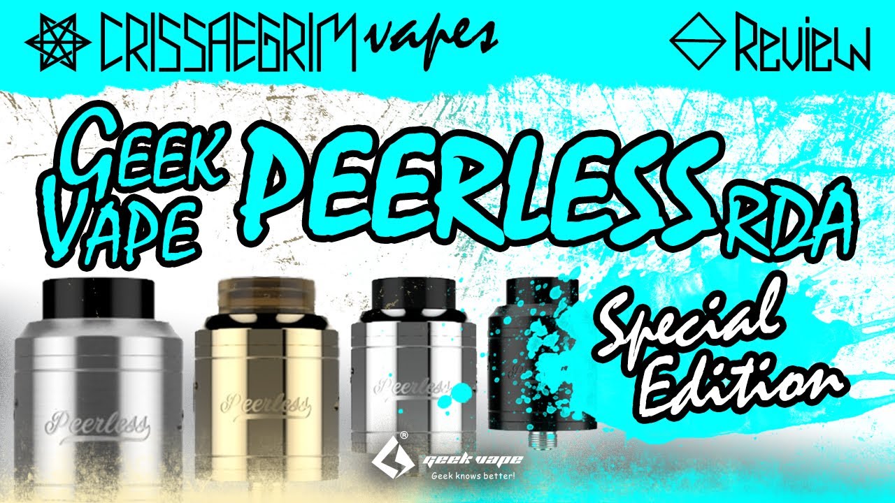 Geek Vape Peerless RDA Special Edition Test / Wickeln