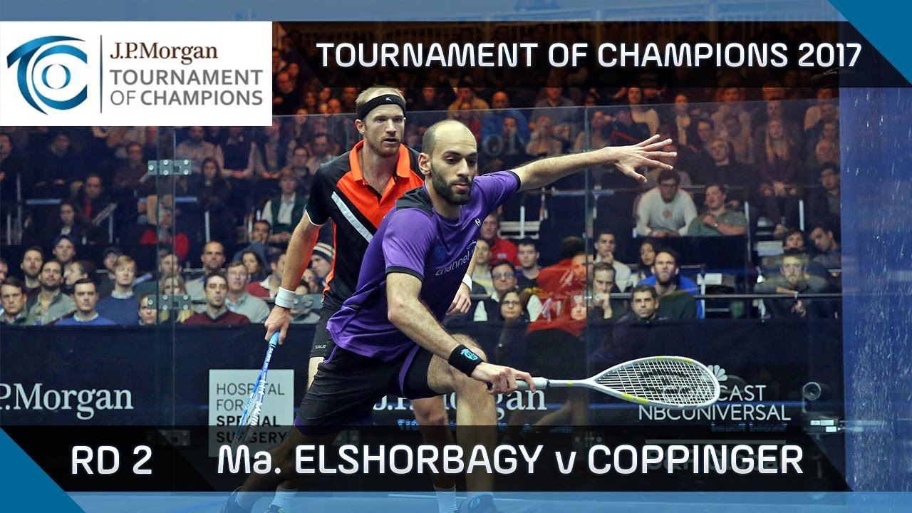 Squash: Ma. ElShorbagy v Coppinger - Tournament of Champions 2017 Rd 2 Highlights