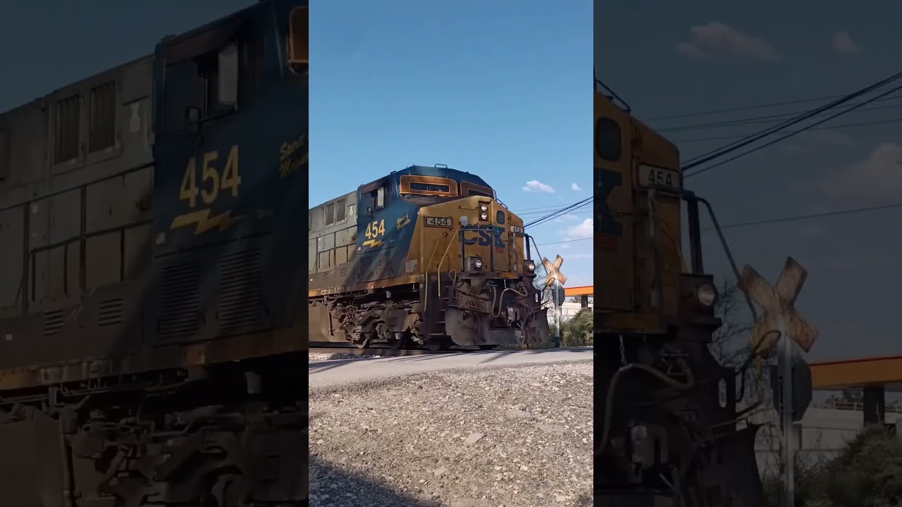 CSX 454 in Mexico #ferromex #ac4400cw #c44ac #railfans #csxtransportation #trains