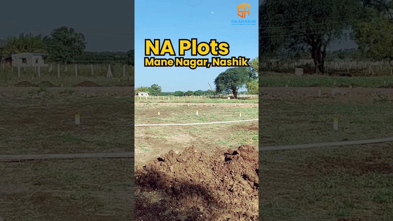 NA Plots For Sale In Nashik Near Amrutdham Mane Nagar #realestate #landforsale #nashik