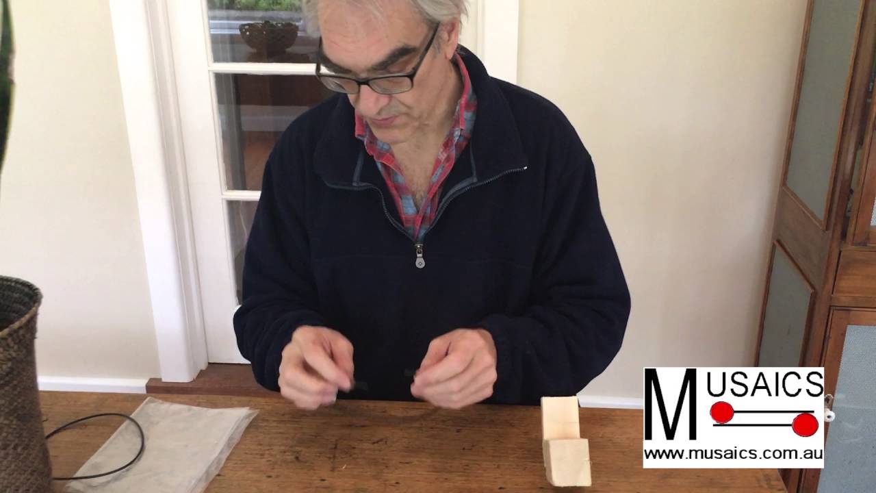 Vibraphone belt replacement