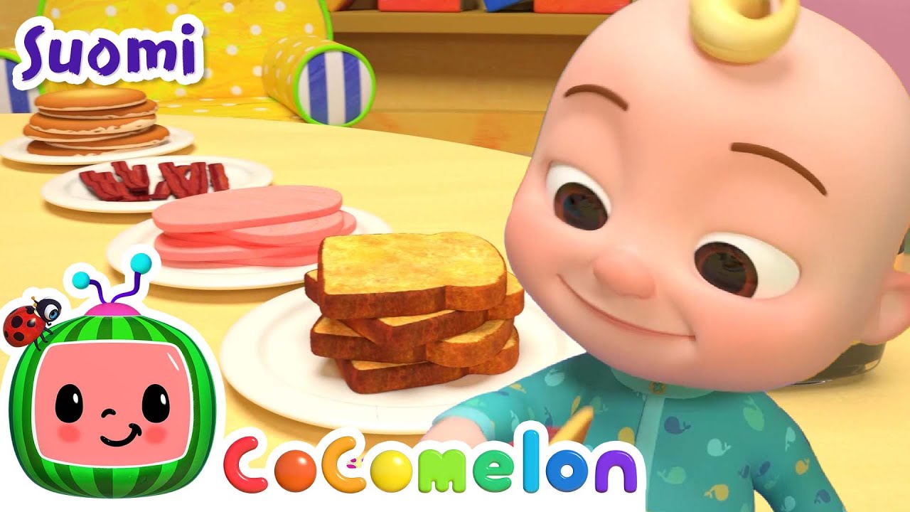 Aamiaislaulu | CoComelon Suomeksi | Hauskoja suomalaisia lauluja
