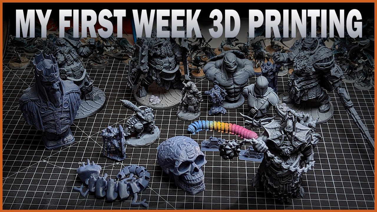 My First Week 3D Printing - Plug and Play? - Elegoo Saturn 2 8k 3D Printer