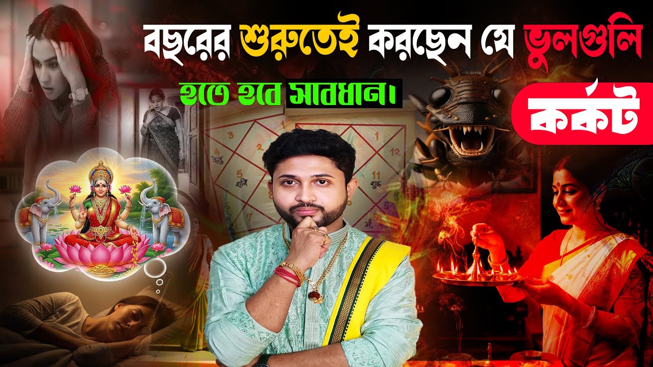 কর্কট রাশি♋। Cancer Sign🦀। বছর শুরুতেই এই ভুলগুলি করবেন না।