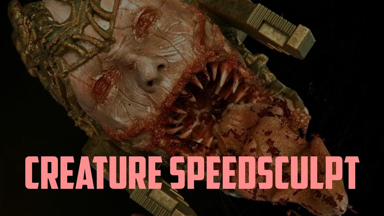 Creature speedsculpt in 3D-Coat and Zbrush. Render in Renderman 21.