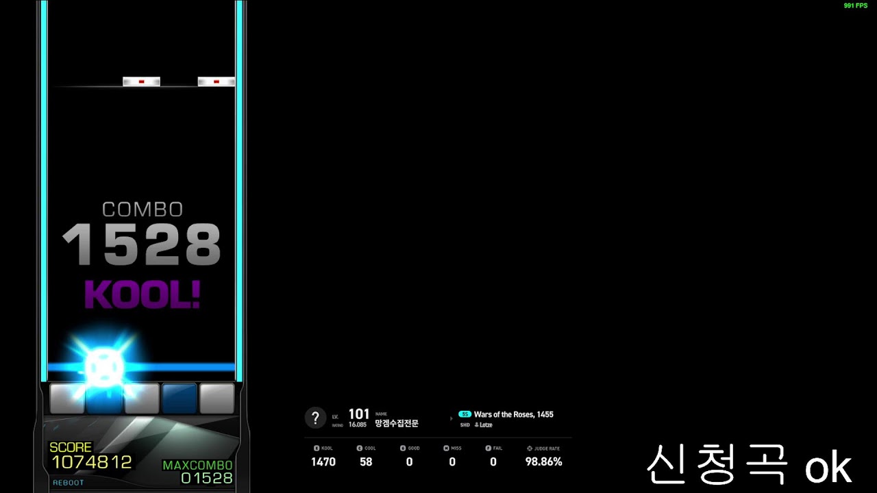 [EZ2ON REBOOT : R] 5key 신곡 리뷰