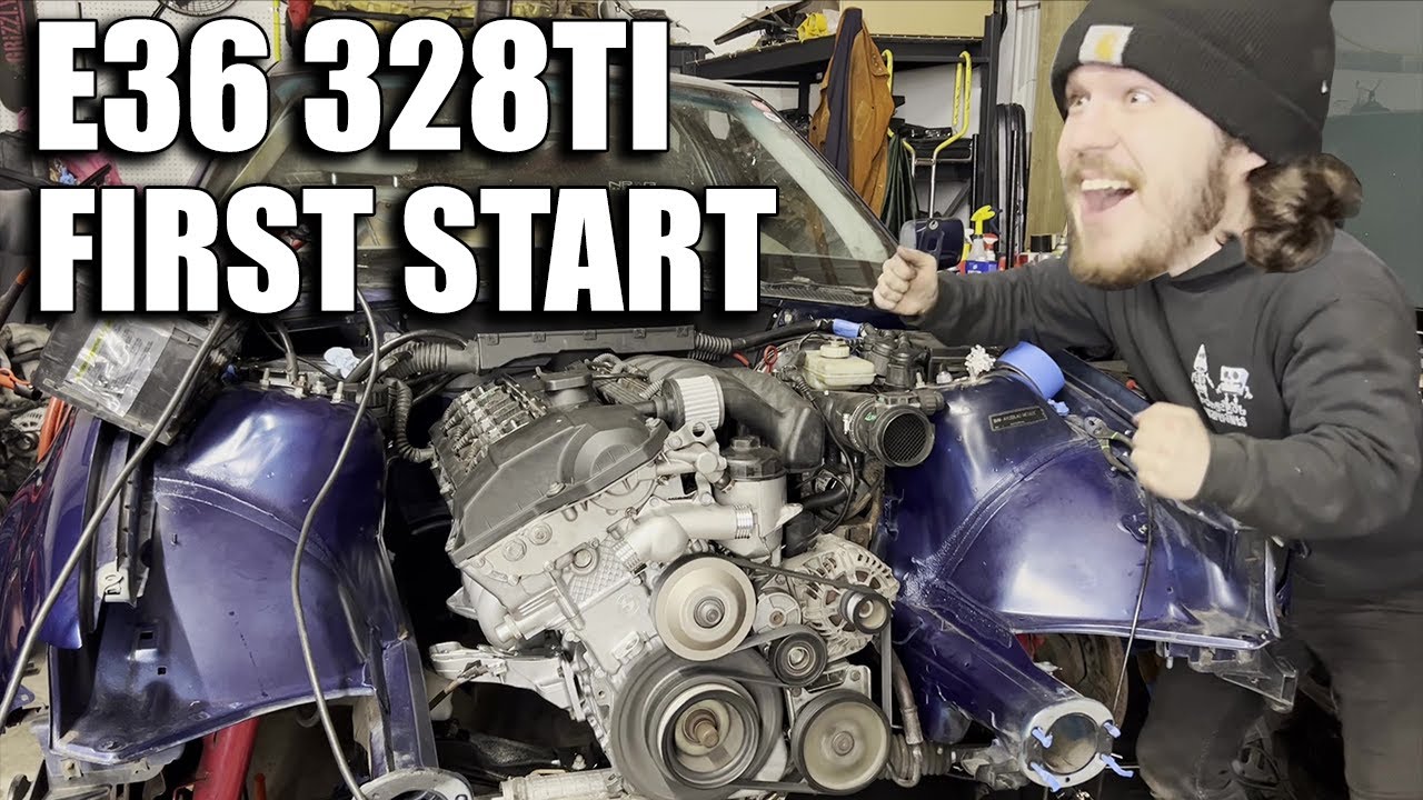 THE E36 328TI IS ALIVE! | E36 Wiring Harness Walkthrough