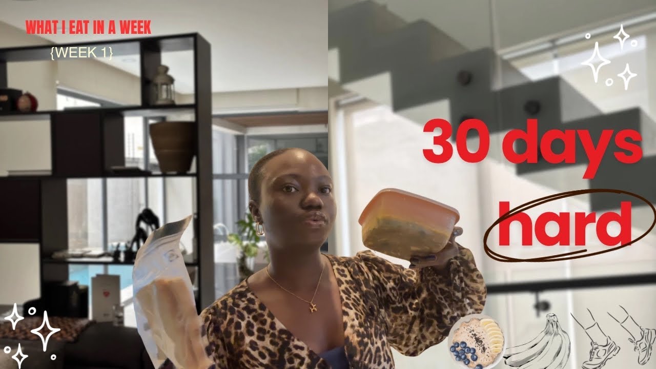 week 1 of my 30 days hard *what i eat at work (9-5)*
