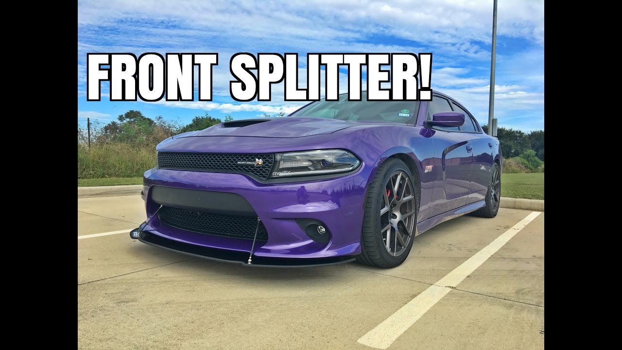 2015+ Dodge Charger Front Splitter Installation - BJS Garage 570