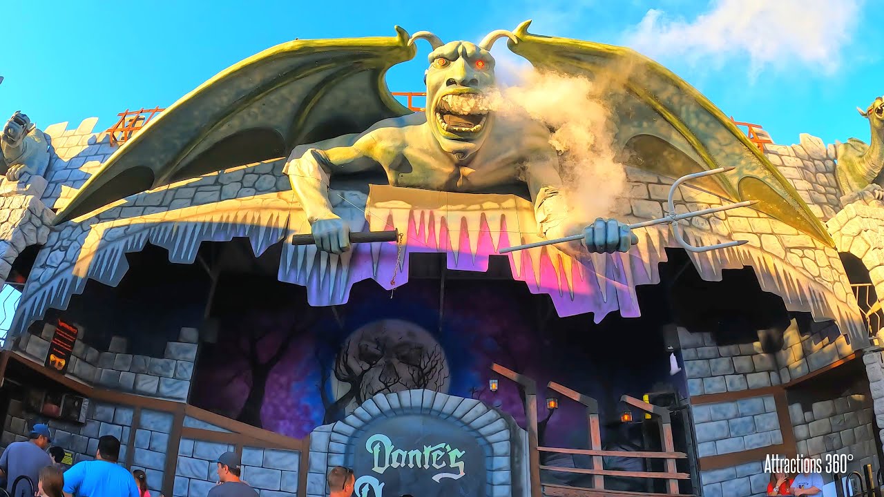 [4K] Dante's Dungeon Dark Ride | Morey's Pier Amusement Park | Wildwood, New Jersey 2022