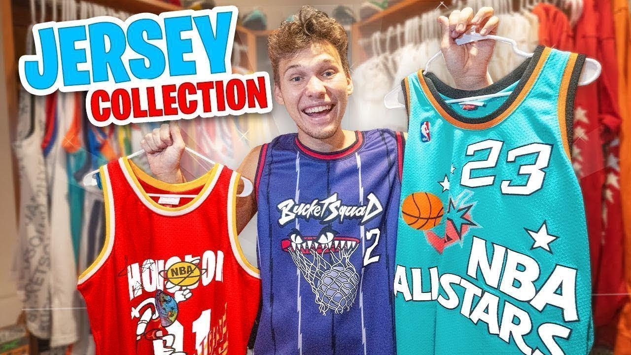 JESSER INSANELY RARE NBA JERSEY COLLECTION