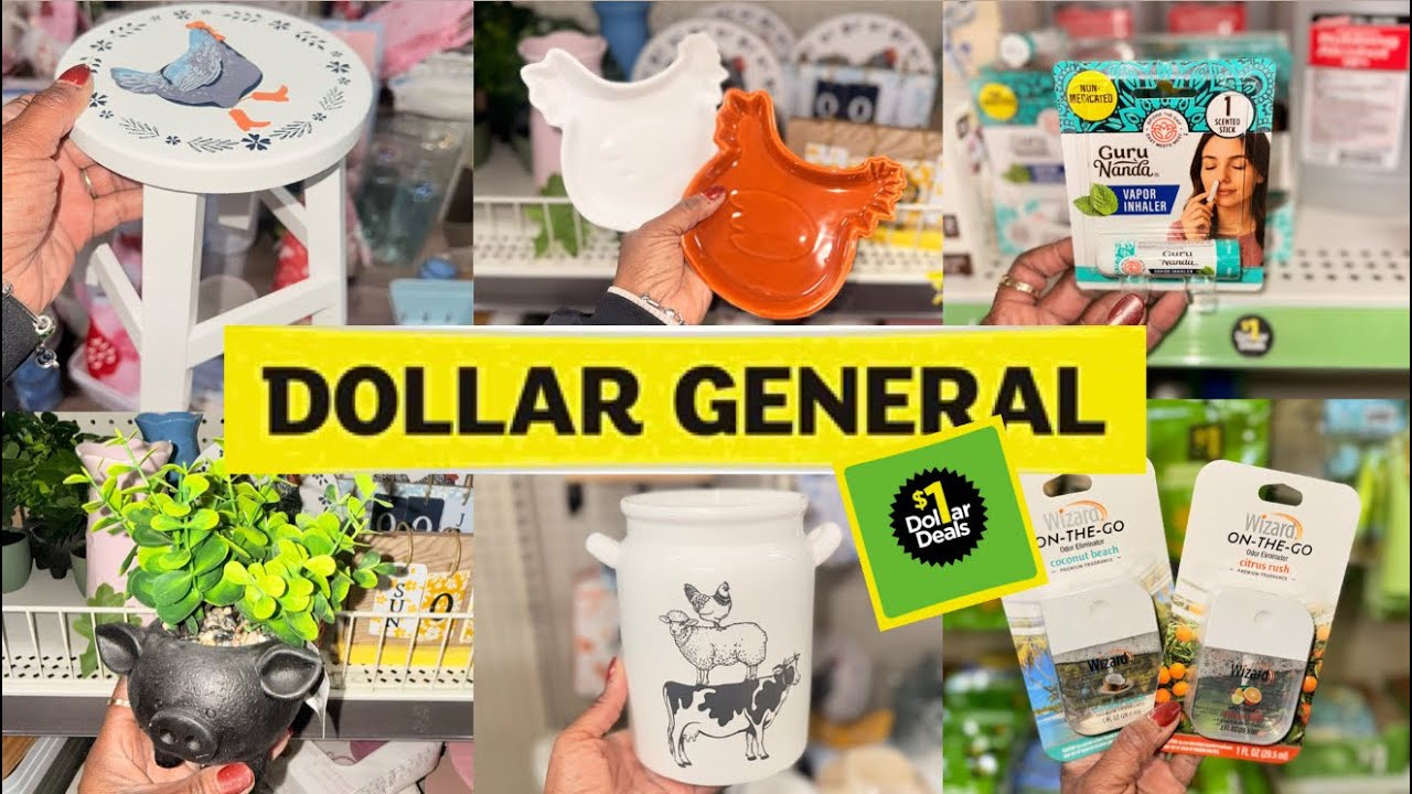 RUN TO DOLLAR GENERAL! 🛒 NEW FARMHOUSE DECOR + AMAZING $1 FINDS