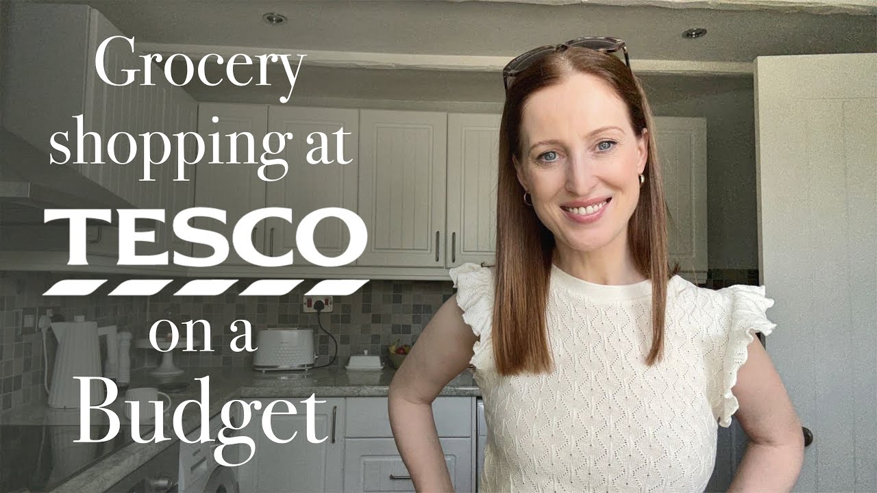 EATING WELL ON A BUDGET | Tesco shop with meal plan, family of 4 & a cat! 🐈