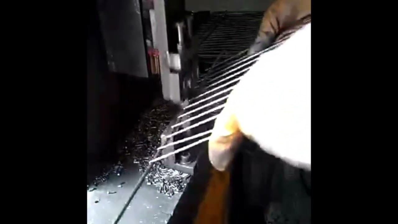 Tel traşlama (kesme) makinası . / wire cutting machine