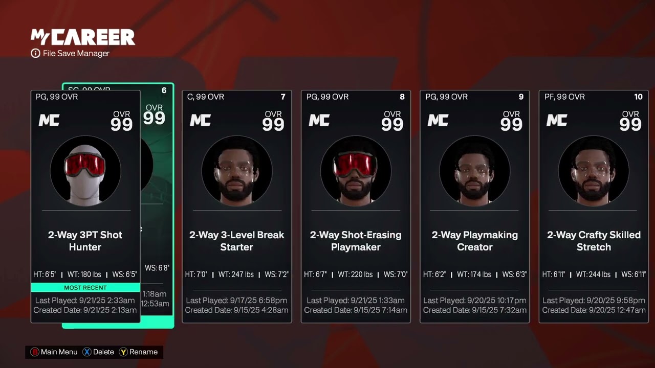 NBA 2K26 ACCOUNT FOR SALE 99 OVERALL MAXED BADGES LEGEND REBIRTH READ DESCRIPTION 
