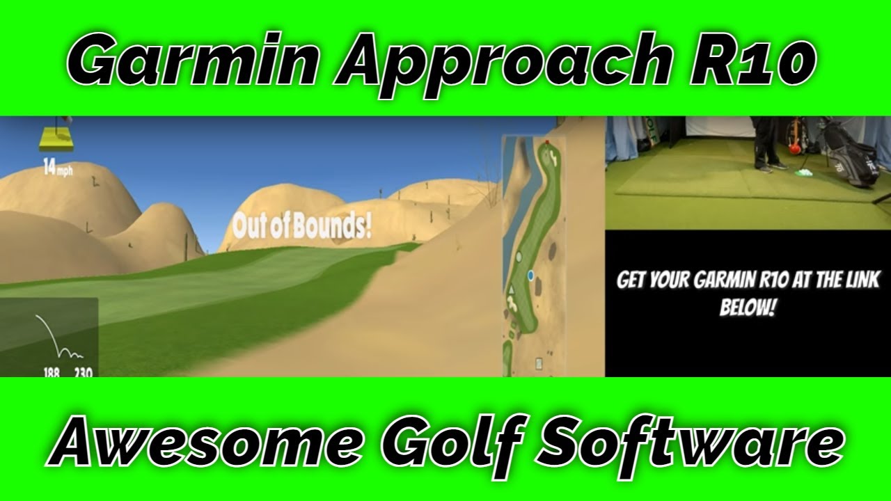 Garmin Approach R10 With Awesome Golf Software