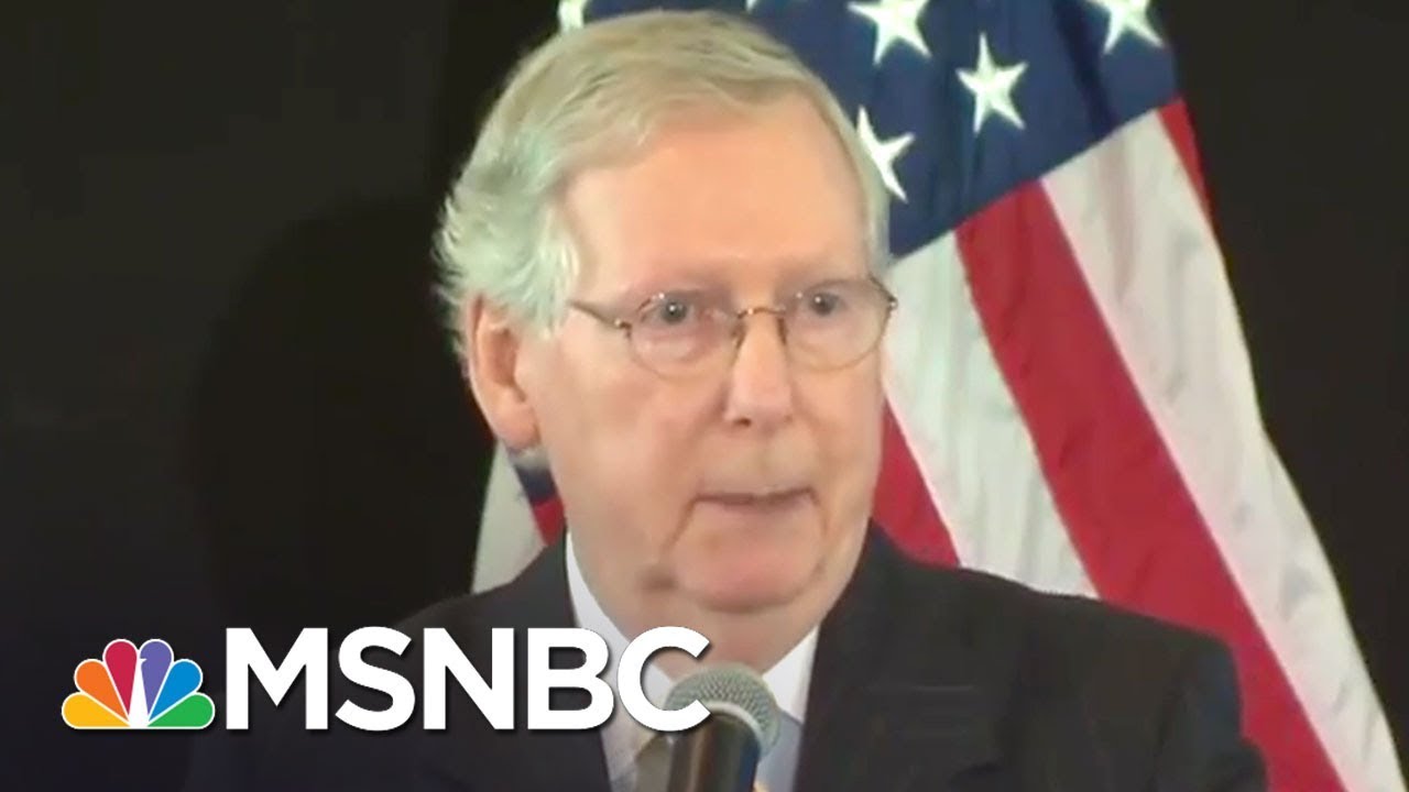 Donald Trump Attacked Mitch McConnell On Russia Investigation: NYT | Rachel Maddow | MSNBC
