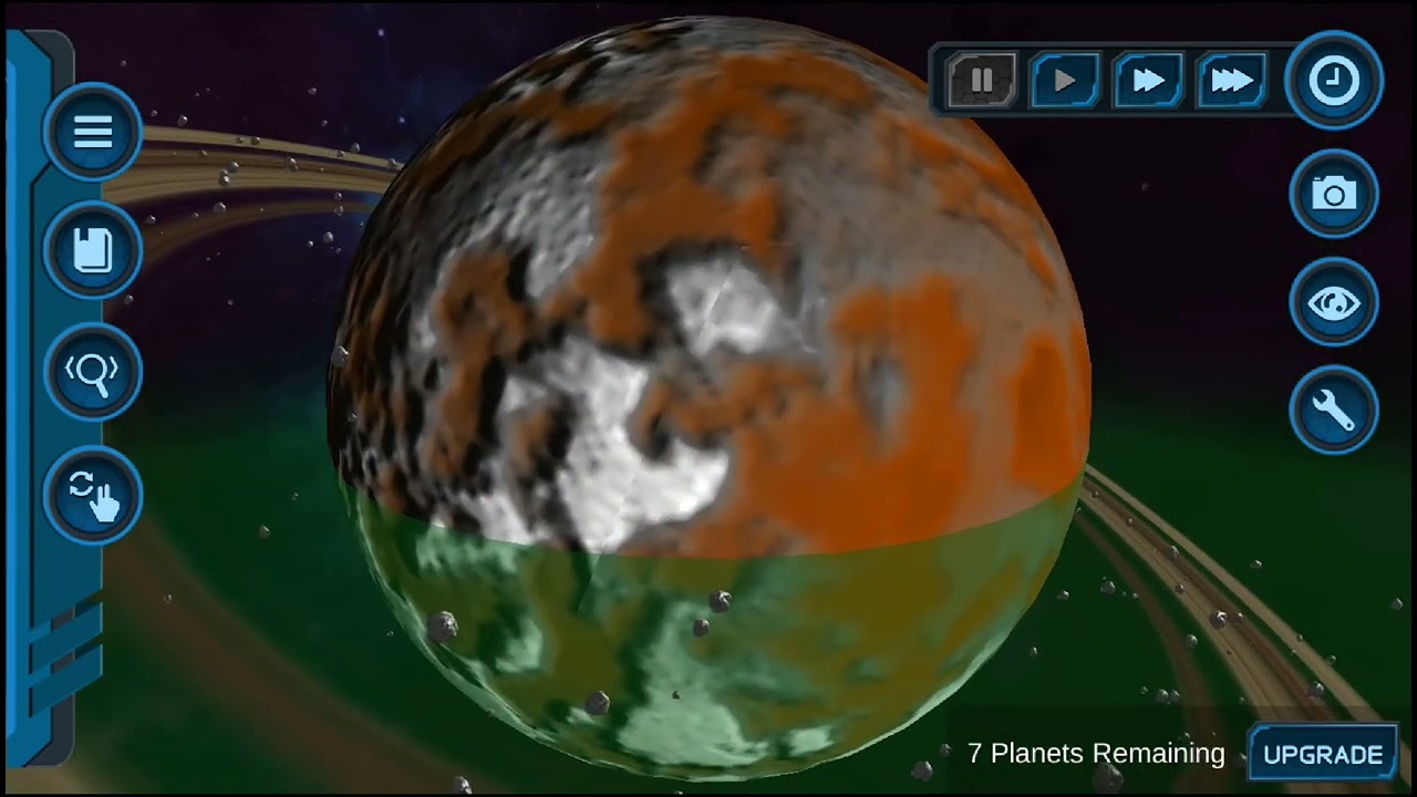 ciculo de vida de um sistema solar no pocket galaxy