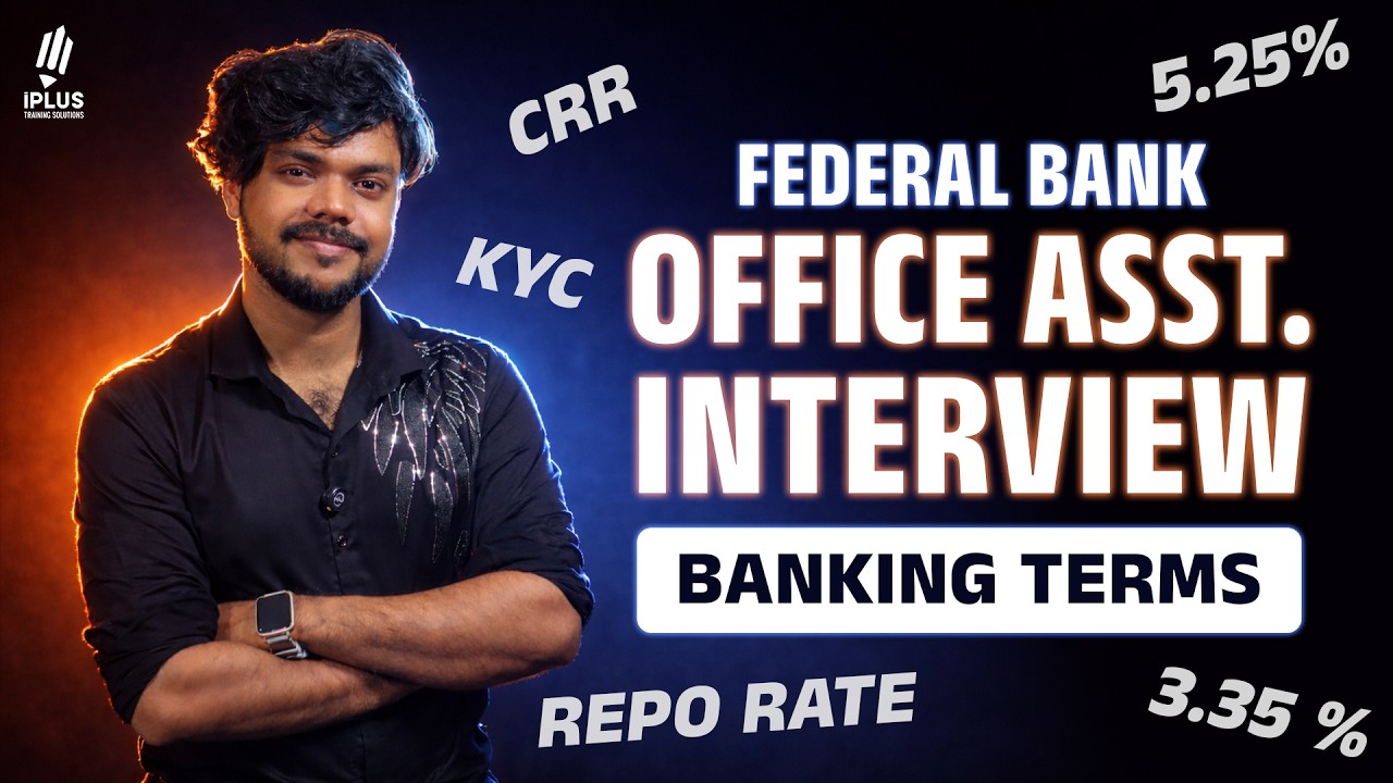 Federal Bank Office Assistant | Interview Banking Terms | iPLUS TS