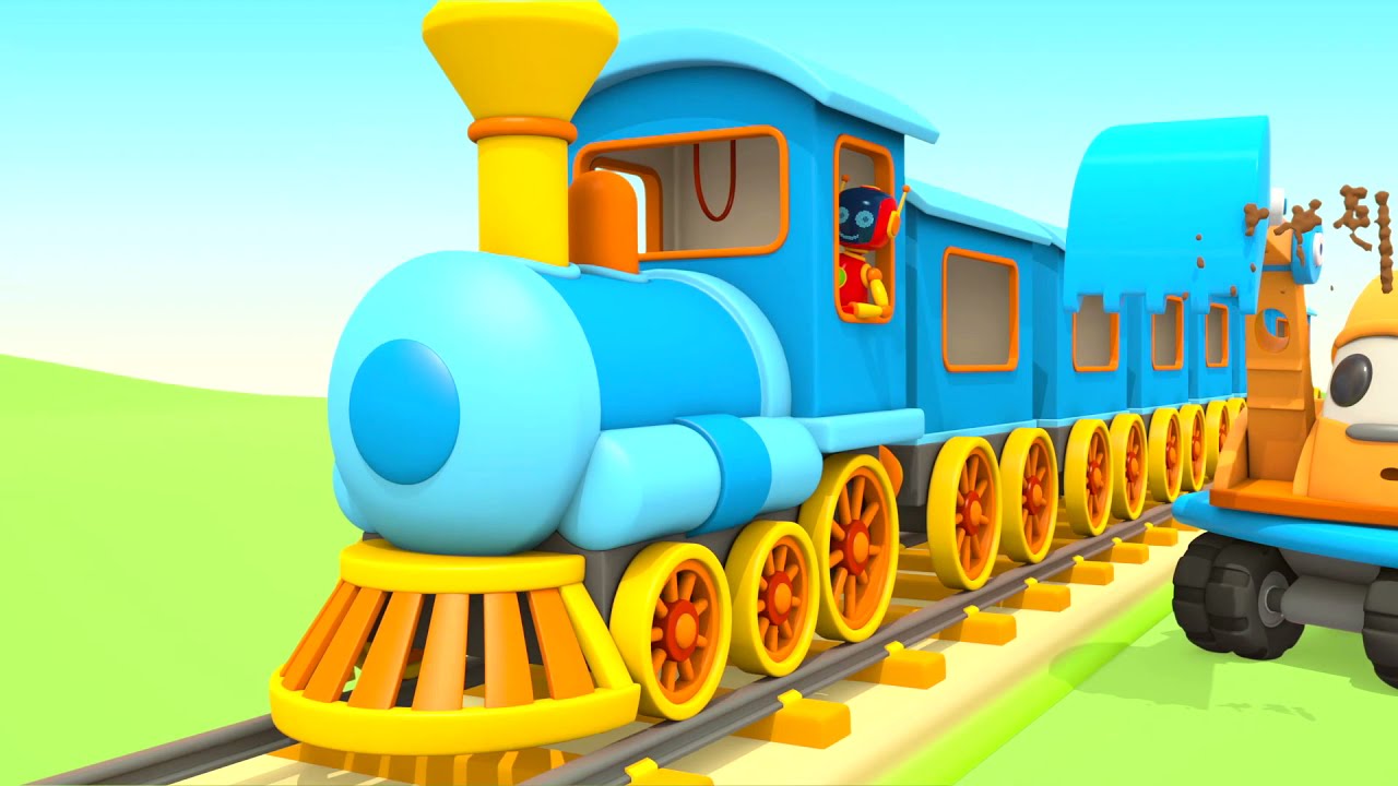 La canzone del trenino con Leo &ndash; Gli animali della fattoria | Canzone per bambini