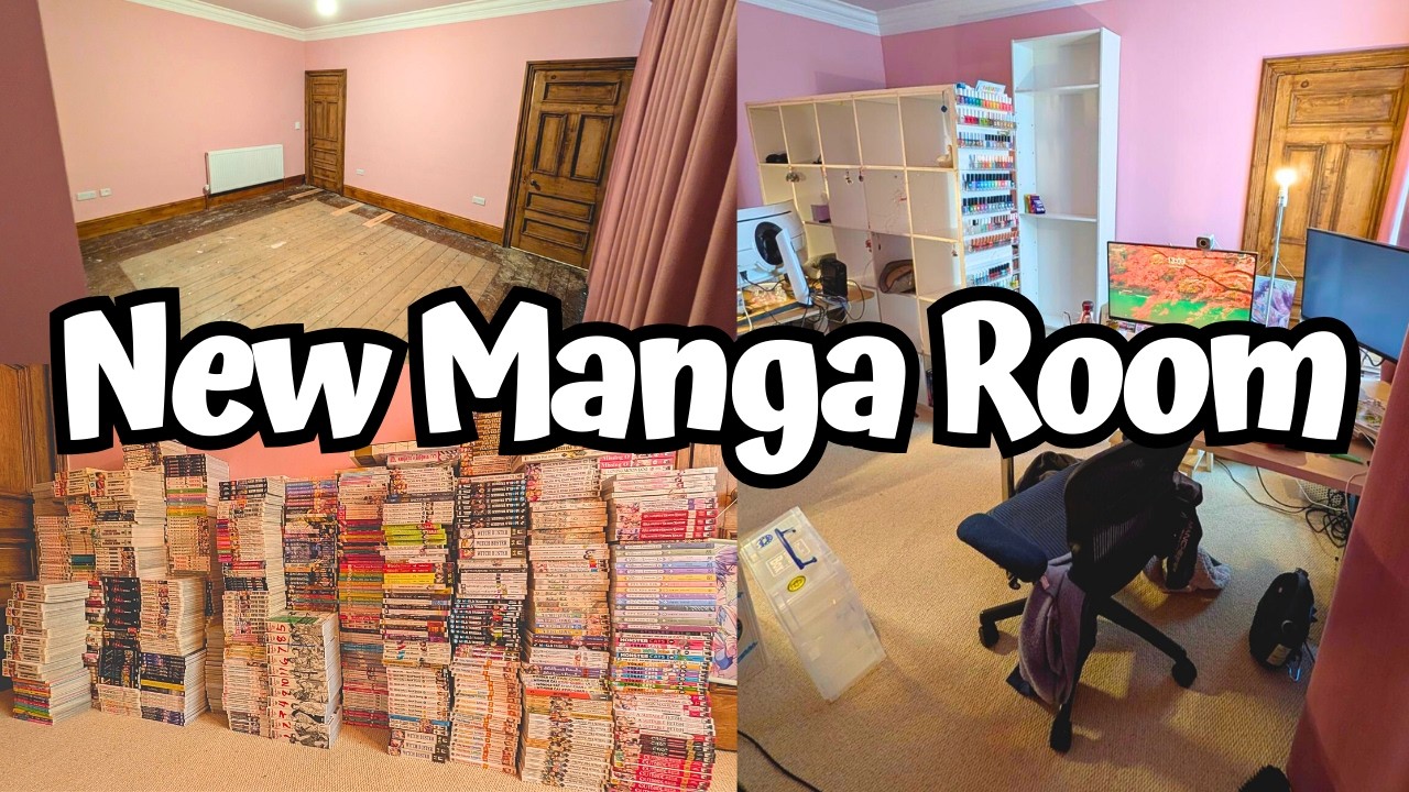 organising a NEW manga room // cosy & chatty manga organisation vlog ⋆⭒˚.⋆