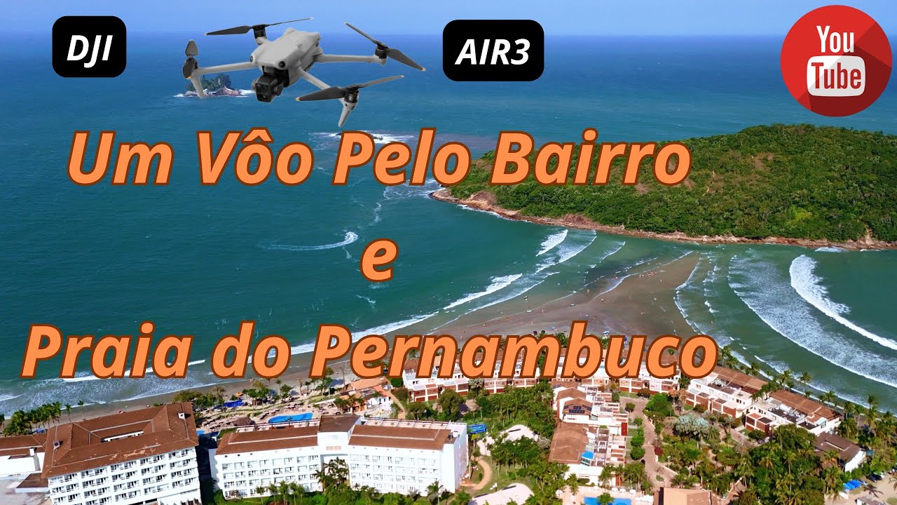 A melhor aventura de drone sobre o Guaruj&aacute;!