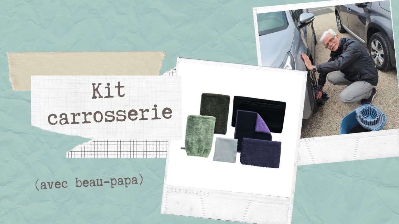 Nettoyer sa voiture avec le kit carrosserie d'H2O at home (et beau-papa)