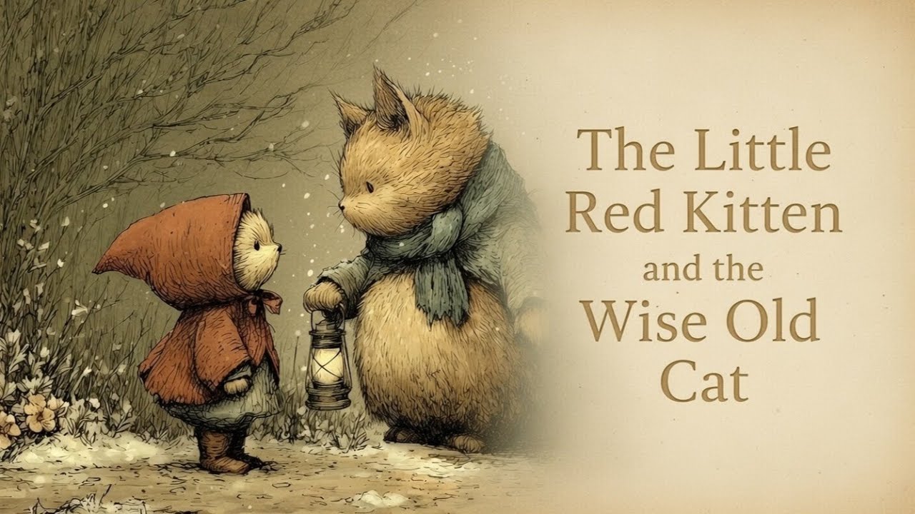 The Little Red Kitten and the Wise Old Cat | Bedtime Story