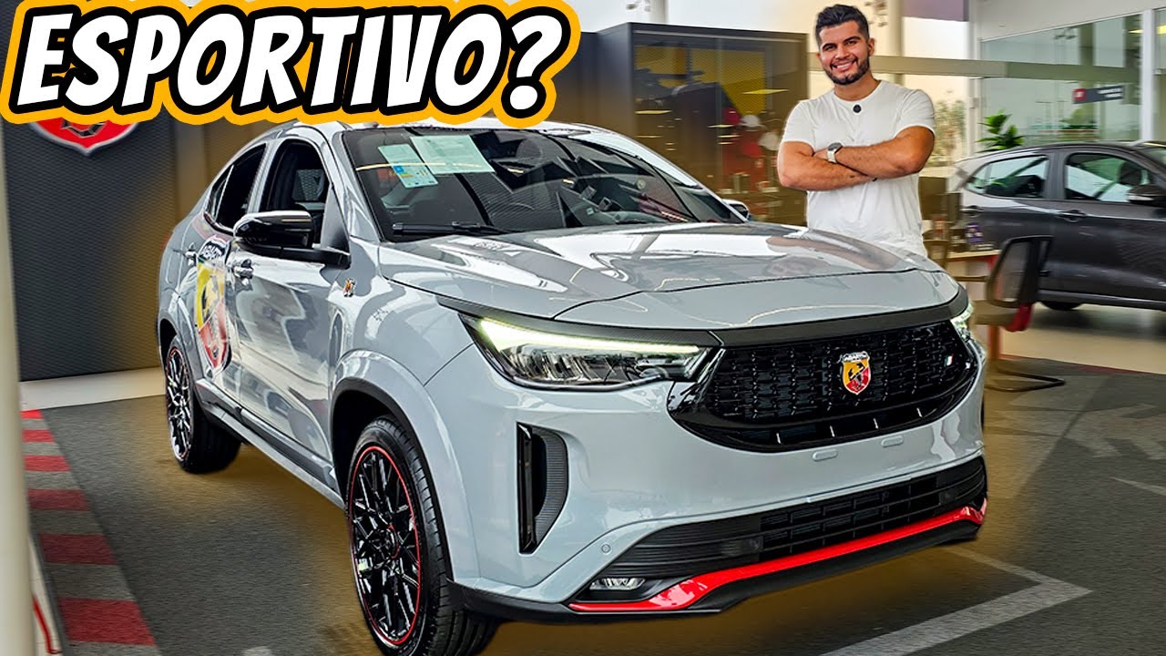 Fiat Fastback Abarth 2024 - Parece um CARRINHO da Hotwheels e o escapamento faz PIPOCO