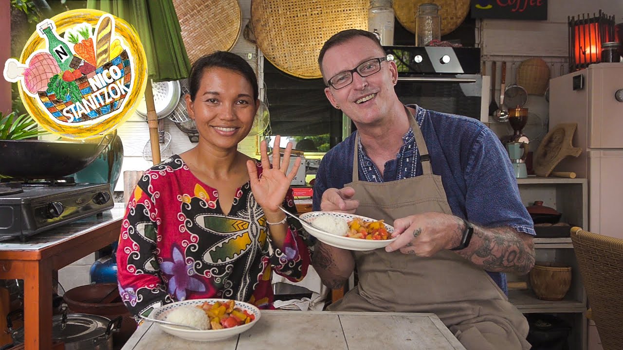 Schweinefleisch süßsauer - Kochen mit Hataikan in Thailand | Nico Stanitzok