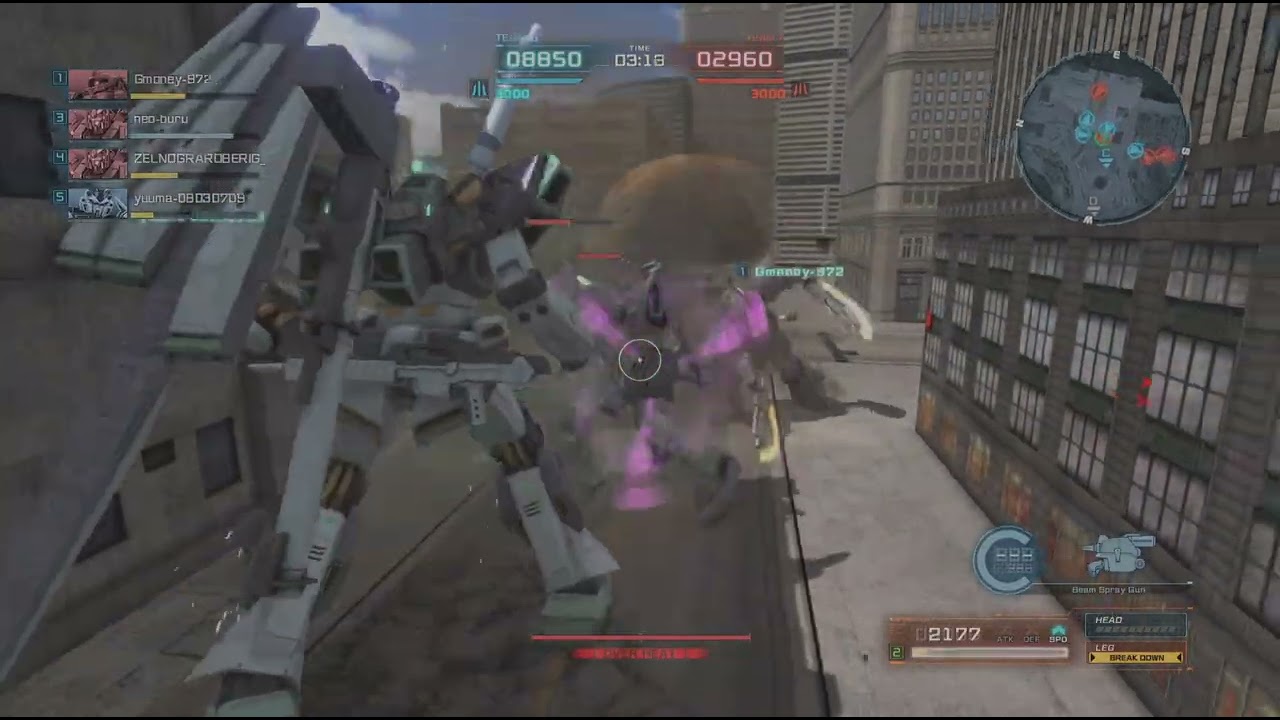 MOBILE SUIT GUNDAM BATTLE OPERATION 1 soppert  vs 3 blues think good for red