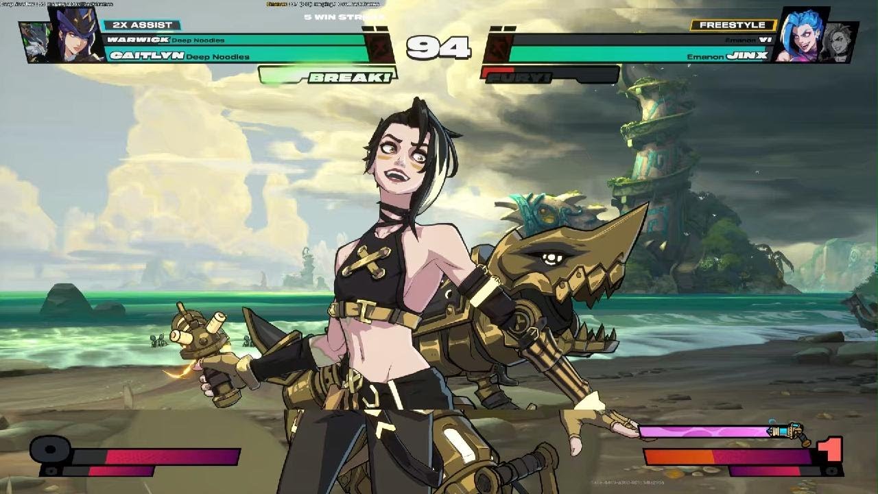 2XKO Jinx Vi VS Caitlyn Warwick