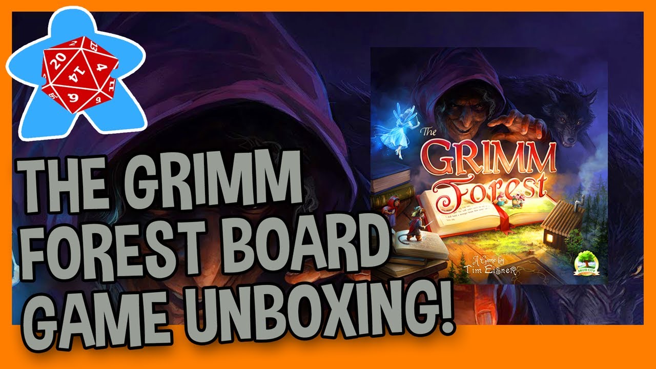 UNBOXING THE GRIMM FOREST BOARD GAME - Druid City Games Done Good!