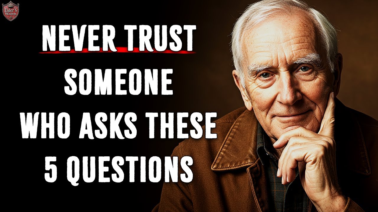 Never Trust Someone Who Asks These 5 Questions | Life Lessons About Manipulation and Deceit