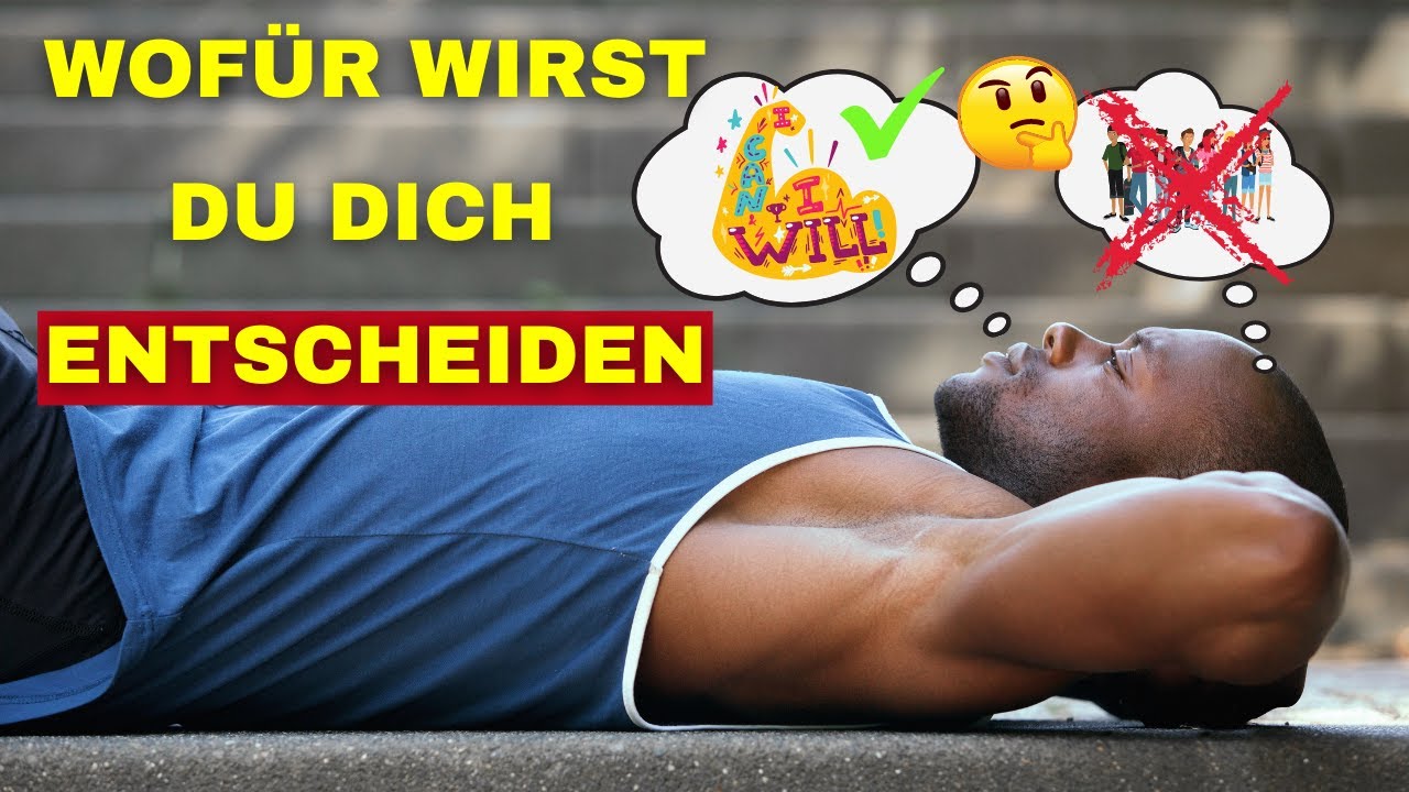 Lernen an sich selbst zu denken und eigenen Weg gehen - Motivation Deutsch