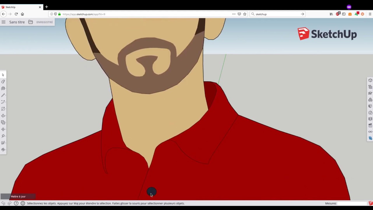 Utiliser SketchUp à la maison + Meuble de cuisine