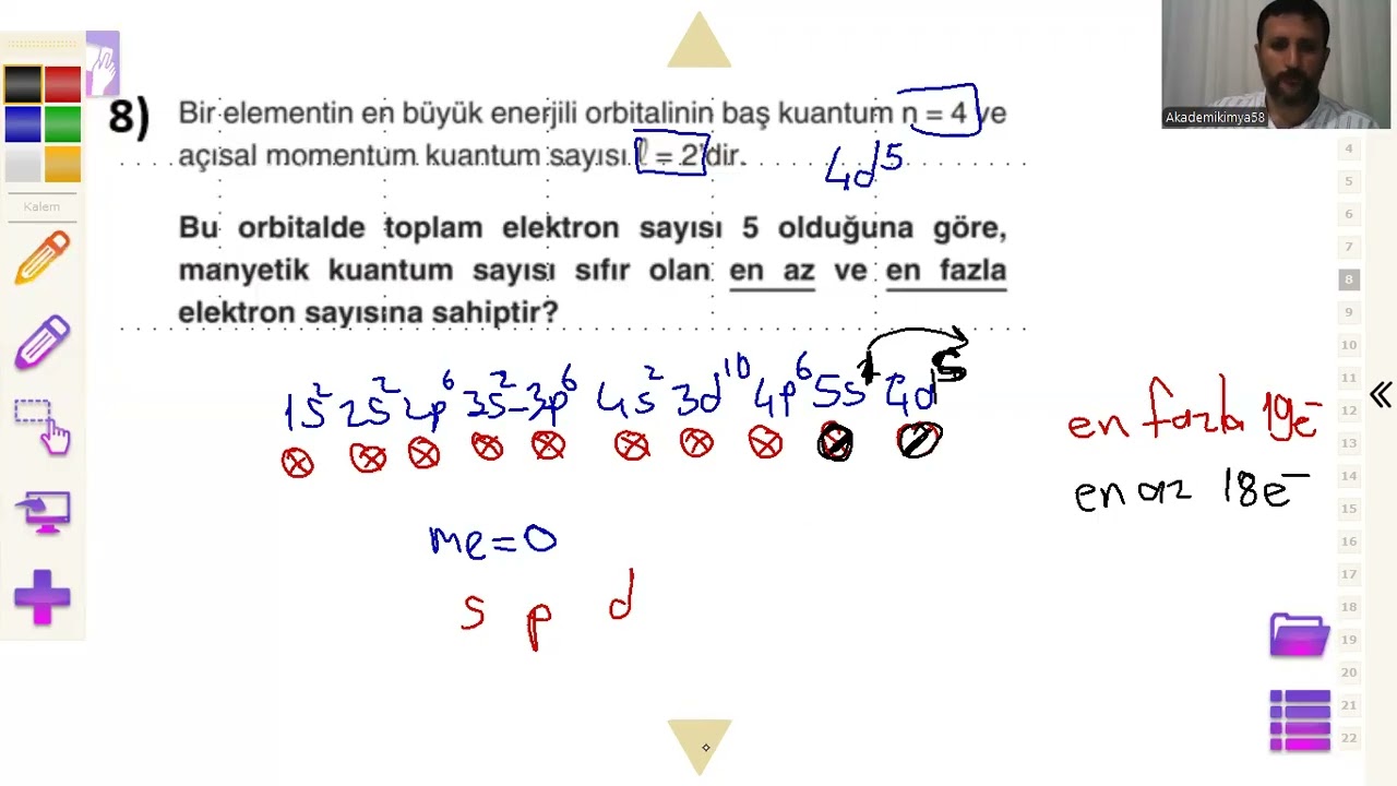 11.Sınıf Kimya Dersi 1.Dönem 1.Yazılı  Sınavına  Hazırlık  Sorularının Çözümü-PDF birlikte