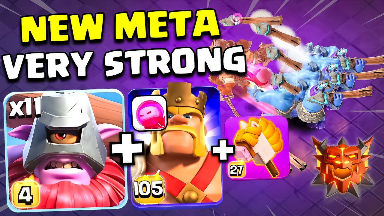 BEST THROWER + HORSE Attack Strategy 🏆 - TH18 RANK BATTLE Attack Strategy (Clash of Clans)