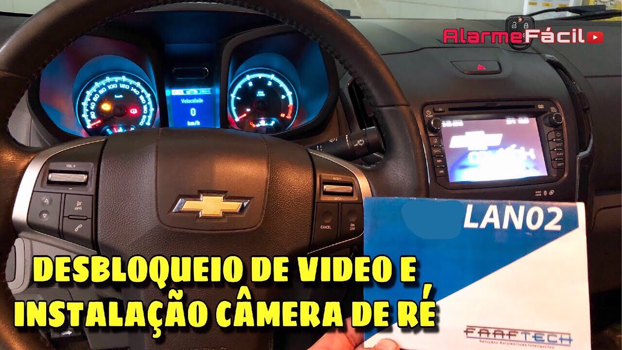 Desbloqueio de video e instalação câmera de ré MyLink 2