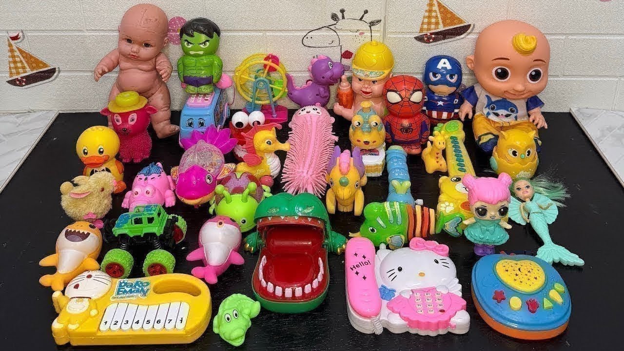 21:20 Minutes Satisfying ASMR – CoComelon Style Unboxing, Princess Toys & Mini Slide Display
