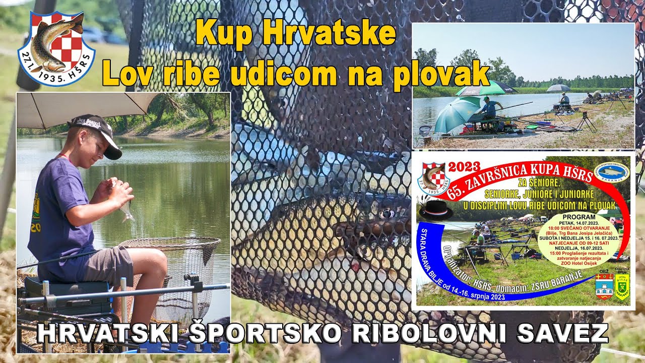 Završnica Kupa Hrvatske - Lov ribe udicom na plovak, Stara Drava Bilje / HŠRS / VSP Igor Pavičić