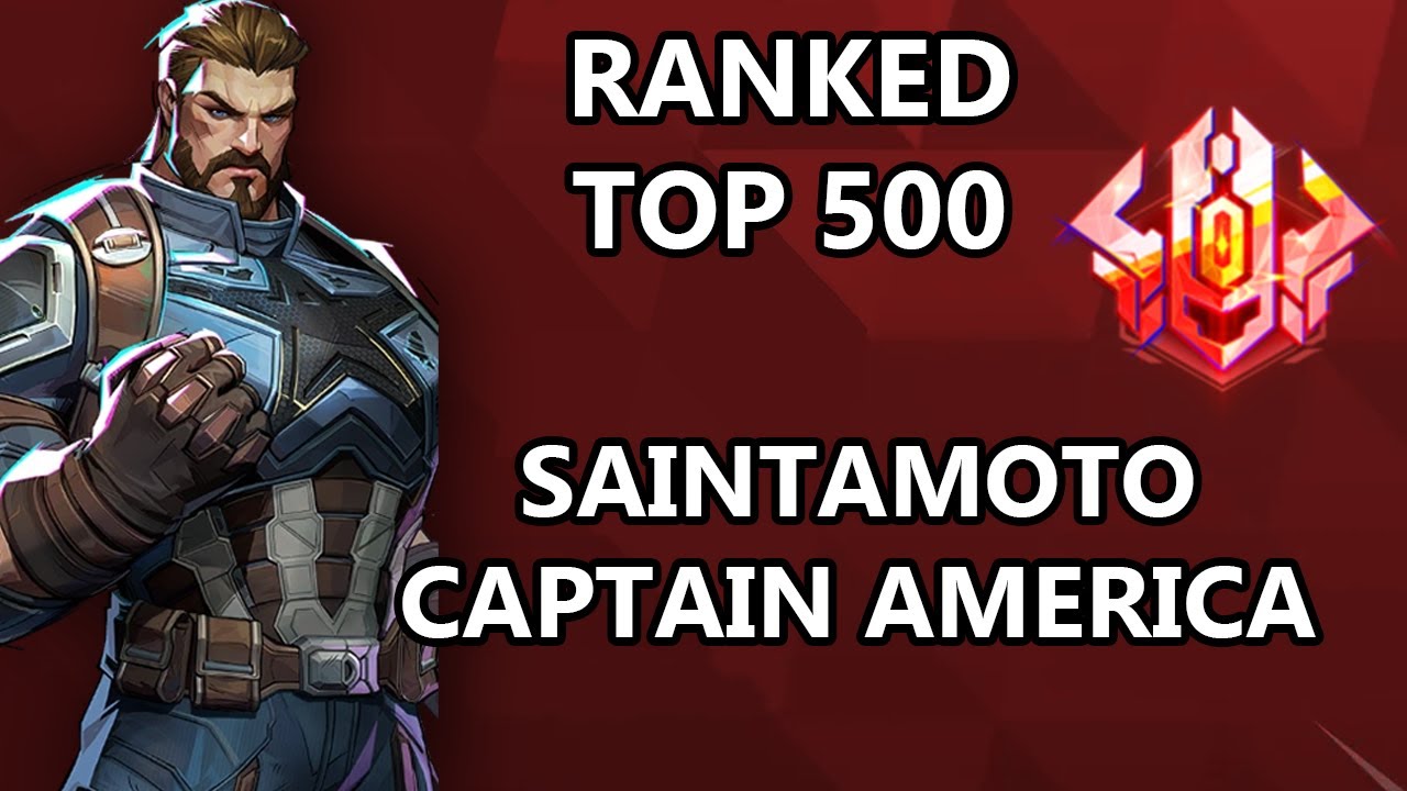 saintamoto Captain America (Shin-Shibuya) RANKED TOP 500 Marvel Rivals POV
