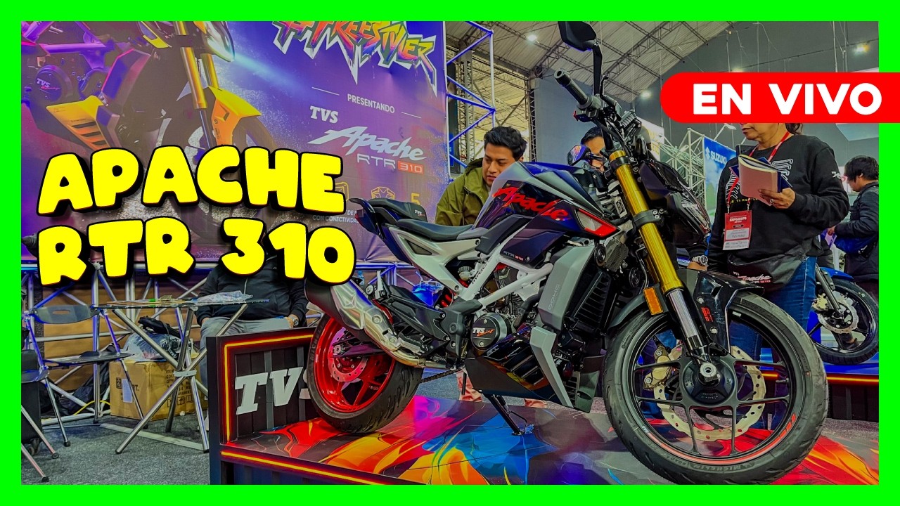 EN VIVO🔴:  APACHE RTR 310 Y RAIDER INYECTADA ⚡ LANZAMIENTO EXPOMOTO 2025