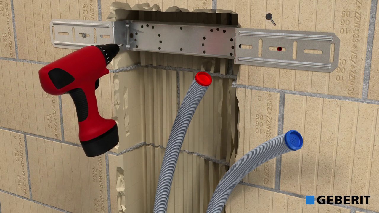 Facq - Geberit PushFit - Tap Connector Box 90deg installation